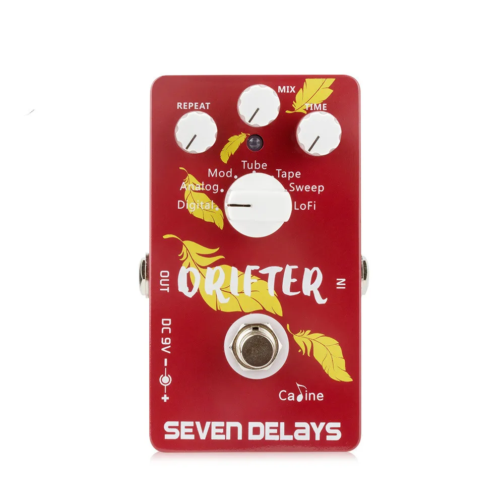 Digital Delay Guitar Effects Pedal 7 Delay Modes Delay Pedal Analog Mod