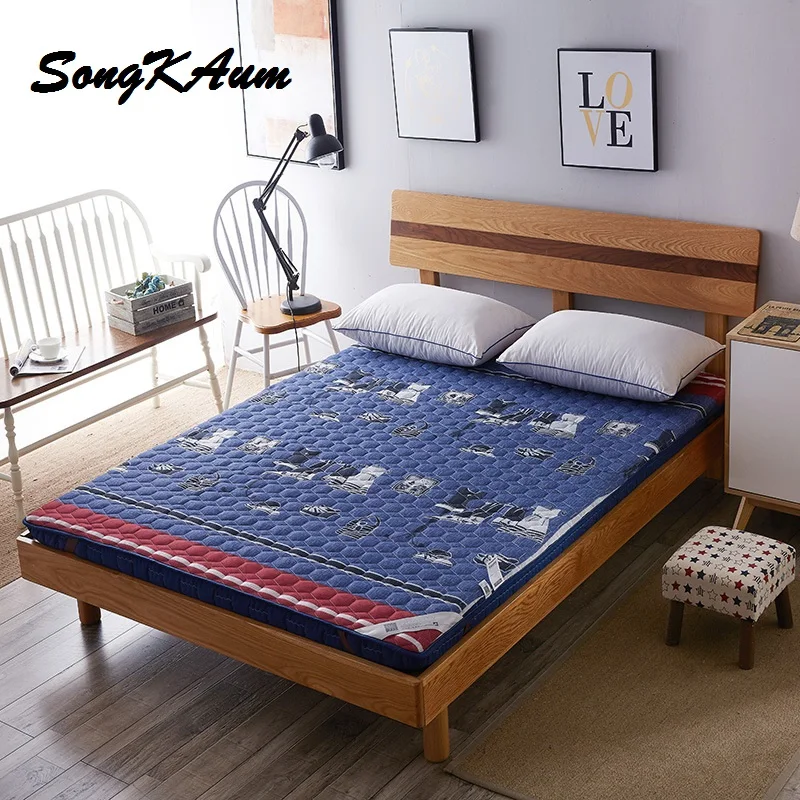 Winter New Arrivals Printing Mattress Fashion Think Warm Comfortable Cotton Mattress Single Double Students Hostel Mattresses Winter New Arrivals Printing Mattress Fashion Think Warm Comfortable Cotton Mattress Single Double Students Hostel Mattresses