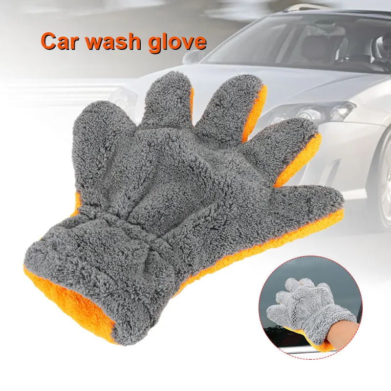 Vehemo машины стиральная перчатка для чистки перчатка для автомойки Толстая перчатка для мытья автомобиля для бытовой уборки дома воском