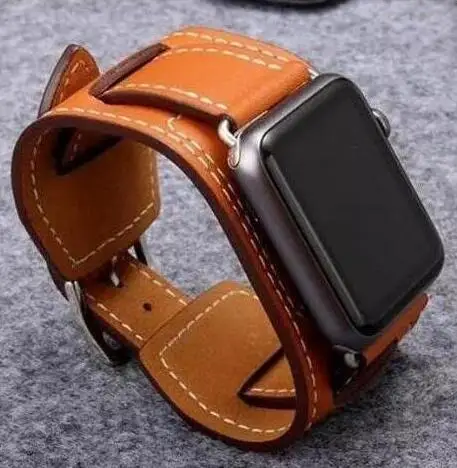 Хит продаж ремешок для iWatch серии 4 3 2 1 браслет Apple Watch кожаный 42 мм 38 40 44 серия 5 |