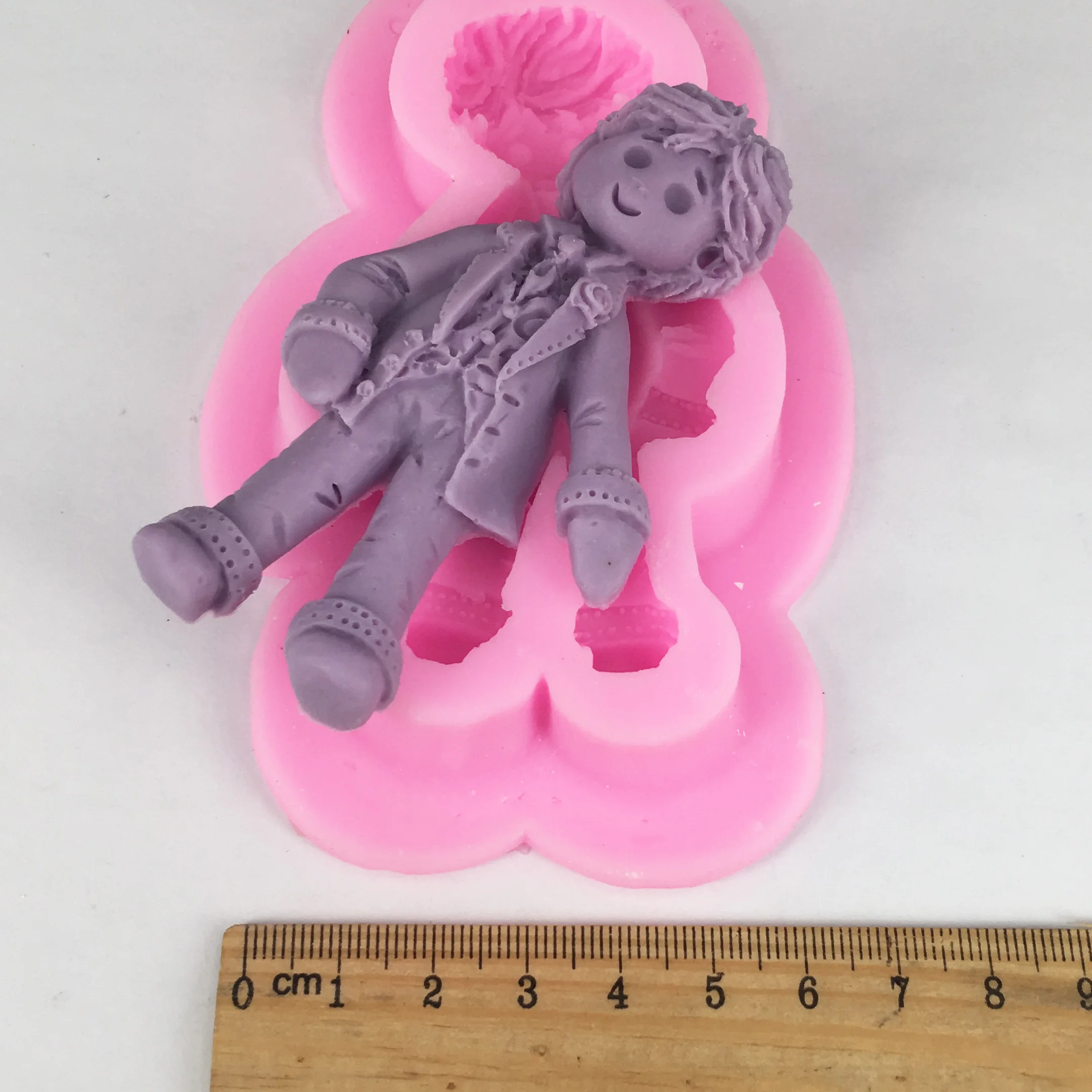 

BK1031 Boy Fondant Cake Silicone Mold Chocolate Candy Molds Cake Decoration