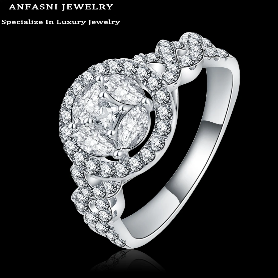 anfasni 2017 top selling romantic wedding rings silver color zirconia ring round shape ring jewelry for - Selling Wedding Ring anfasni 2017 top selling romantic wedding rings silver color zirconia ring round shape ring jewelry for - Selling Wedding Ring