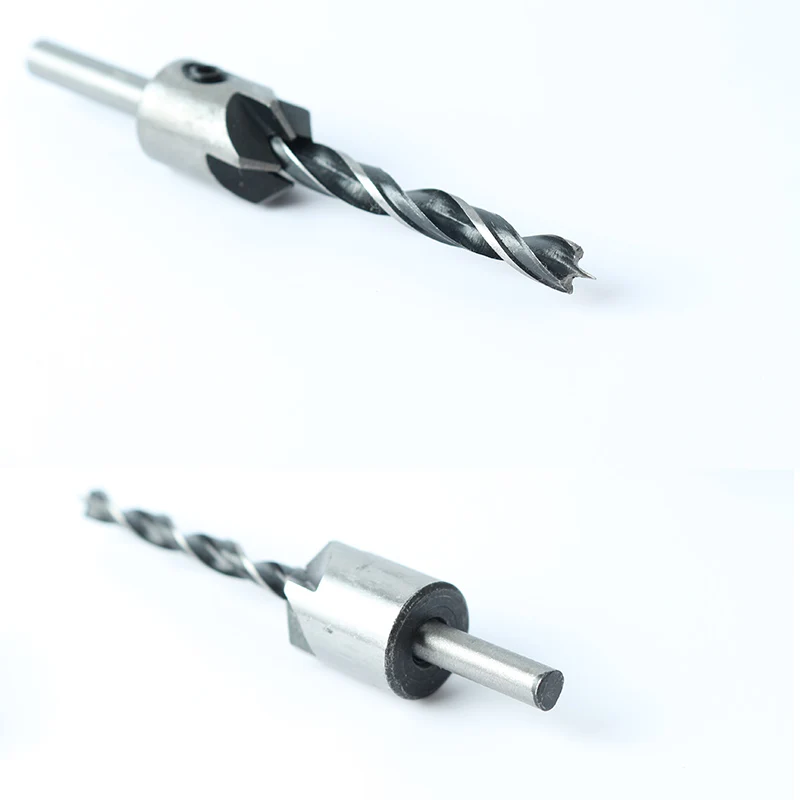 4pcs Hss 5 Flute Countersink Drill bit Three Sharp Reamer Carpentry Chamfer 3/4/5/6mm Sink Hole Reaming Woodworker Woodworking 4pcs Hss 5 Flute Countersink Drill bit Three Sharp Reamer Carpentry Chamfer 3/4/5/6mm Sink Hole Reaming Woodworker Woodworking