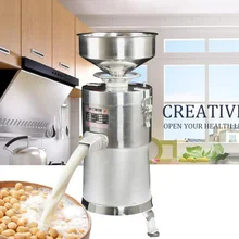 Домашний соевый Молочник из нержавеющей стали, автоматический разделяемый шлаком коммерческий соевый молочный шлифовальный станок 100 типа