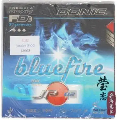 Подлинник бренда "Donic" Bluefire JP01 JP02 JP03 резиновый Настольный теннис ракетки спортивные - Цвет: JP02 red