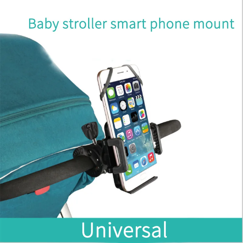 Adjustable Baby stroller Mobile Phone Mount Holder Universal Bike