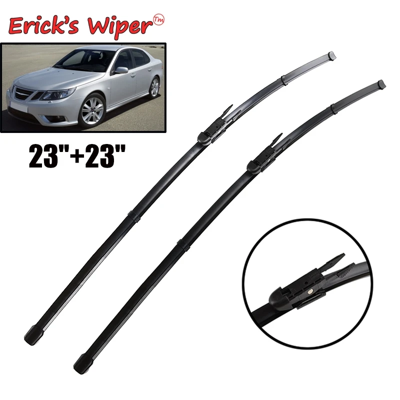 

Erick's Wiper LHD Front Wiper Blades For SAAB 9-3 9-3X 2007-2012 Windshield Windscreen Front Window 23"+23"