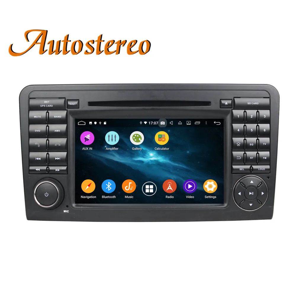 Cheap Android 9.0 DSP Car GPS navigation DVD Player For Mercedes-Benz ML class W164 05-12 headunit multimedia auto radio tape recorder 7