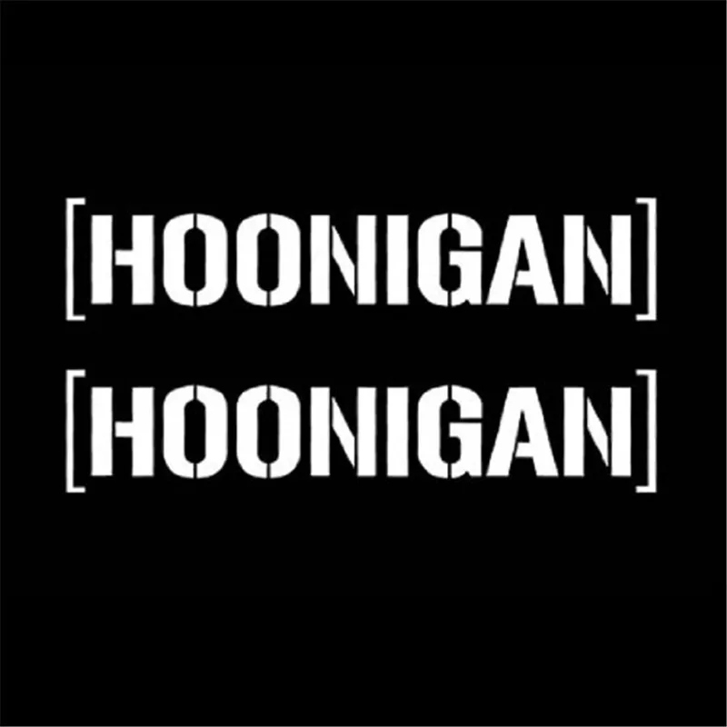 

iJDMTOY Cool JDM Fiesta HOONIGAN Ken Block Hat pvc vinyl sticker window sticker die cut vinyl decal sticker for laptop , truck,