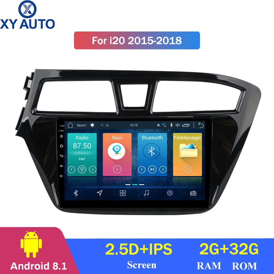 Sale HOT SALE 9 inch 2.5D IPS HD multi-touch screen Android 8.1 2G RAM 32G ROM NAVI For Hyundai i20 2015 with Bluetooth USB WIFI SWC 0 Sale HOT SALE 9 inch 2.5D IPS HD multi-touch screen Android 8.1 2G RAM 32G ROM NAVI For Hyundai i20 2015 with Bluetooth USB WIFI SWC 0