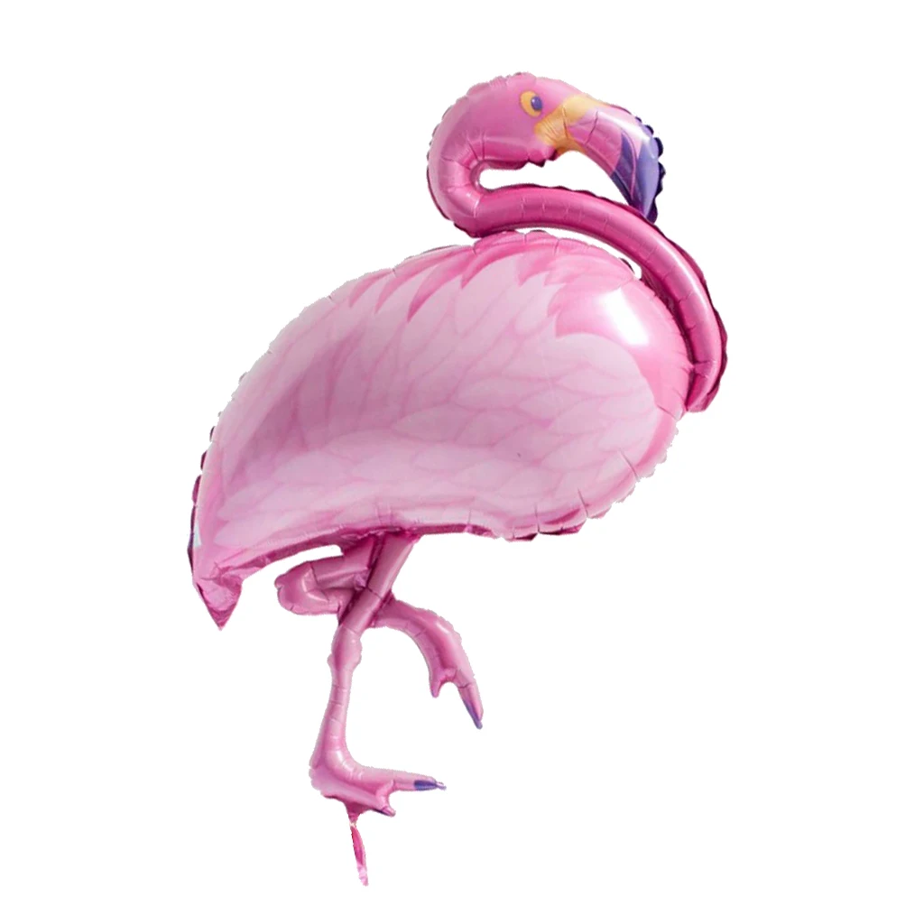Novelty Large Foil Flamingo Balloon Tropical Hawaiian Kids Birthay Party Toy