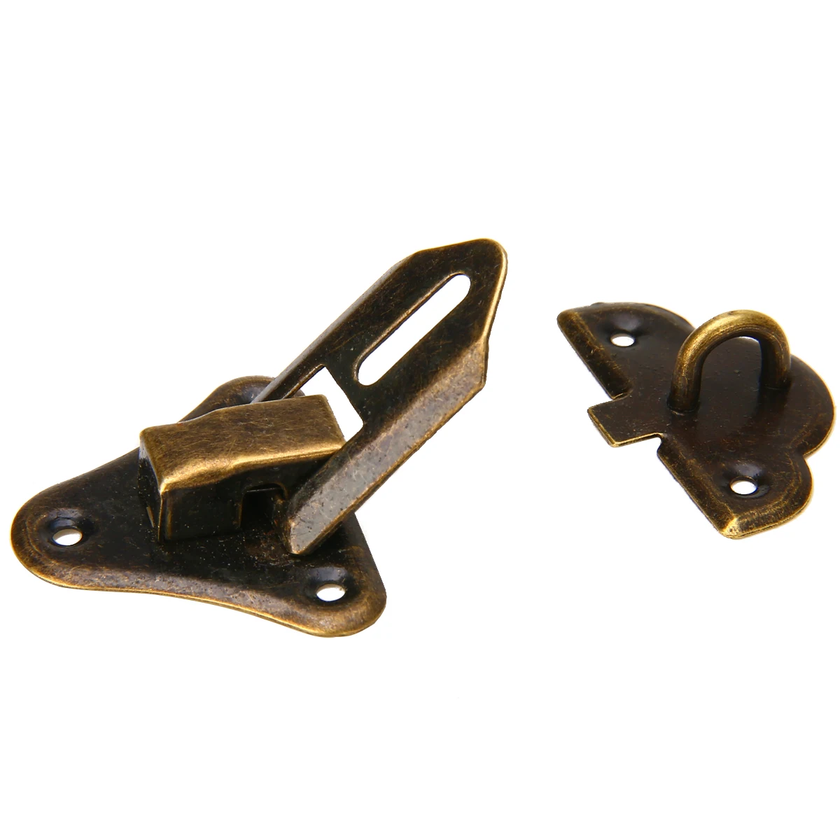 5Pcs Antique Style Box Hasp Hardware Jewelry Wood Box Case Latch Hasp Sets Bronze Tone For Home Furniture DIY Decorative Tool