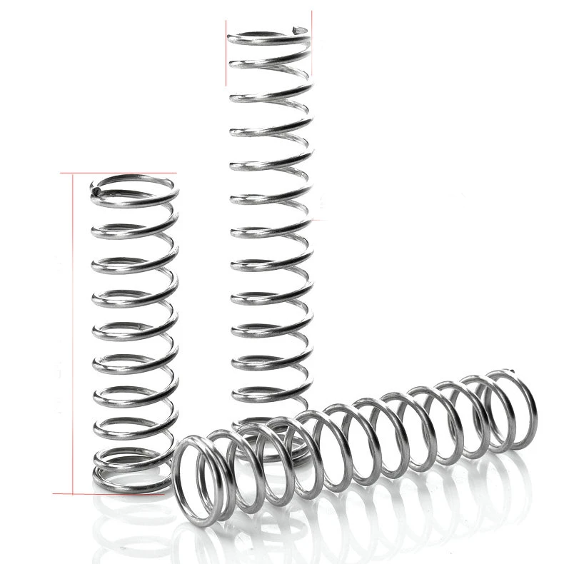 

10pcs 304 stainless steel spring pressure spring short compression spring Wire diameter 0.9* outside diameter 9* length 10-50