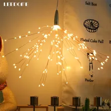 

Dropship 100/200 Leds Fairy Garland String Light AA Battery Operated 8 Lighting Modes Holiday Decor Light With Remote Controller