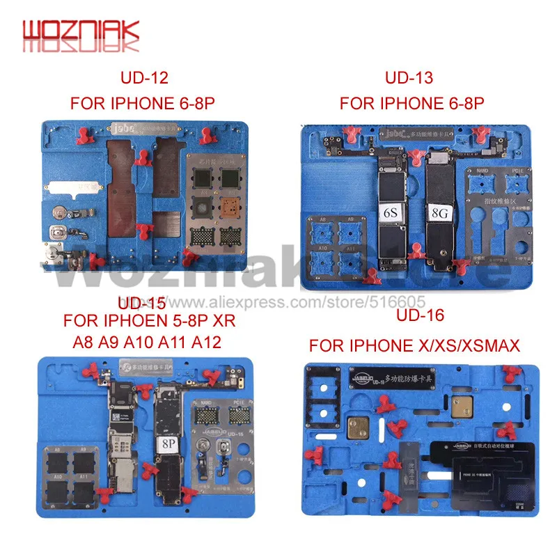 Универсальный крепеж A8 A9 A10 A11 ACPU NAND для iPhone 5-8P XS MAX основная пластина фиксирующий Зажим канавки ремонт отпечатков пальцев