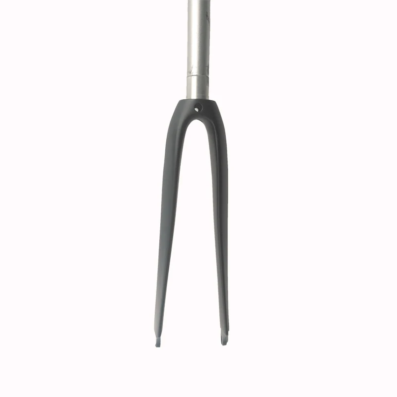 Велосипедная вилка 700C 1 1/4 matt/glossy углеродная + Алюминиевая V для дорожного