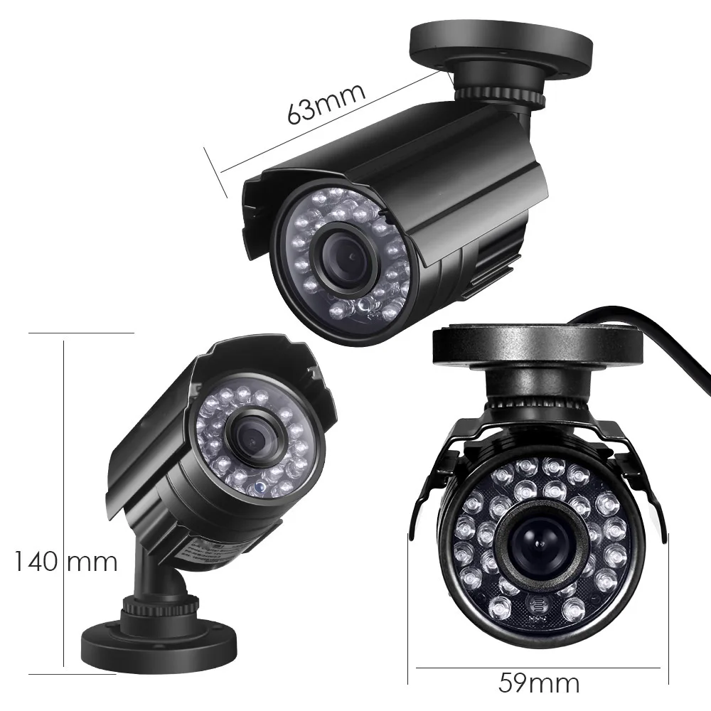 Камера видеонаблюдения LOFAM 8 каналов 960H NVR DVR 4 канала водонепроницаемая с функцией