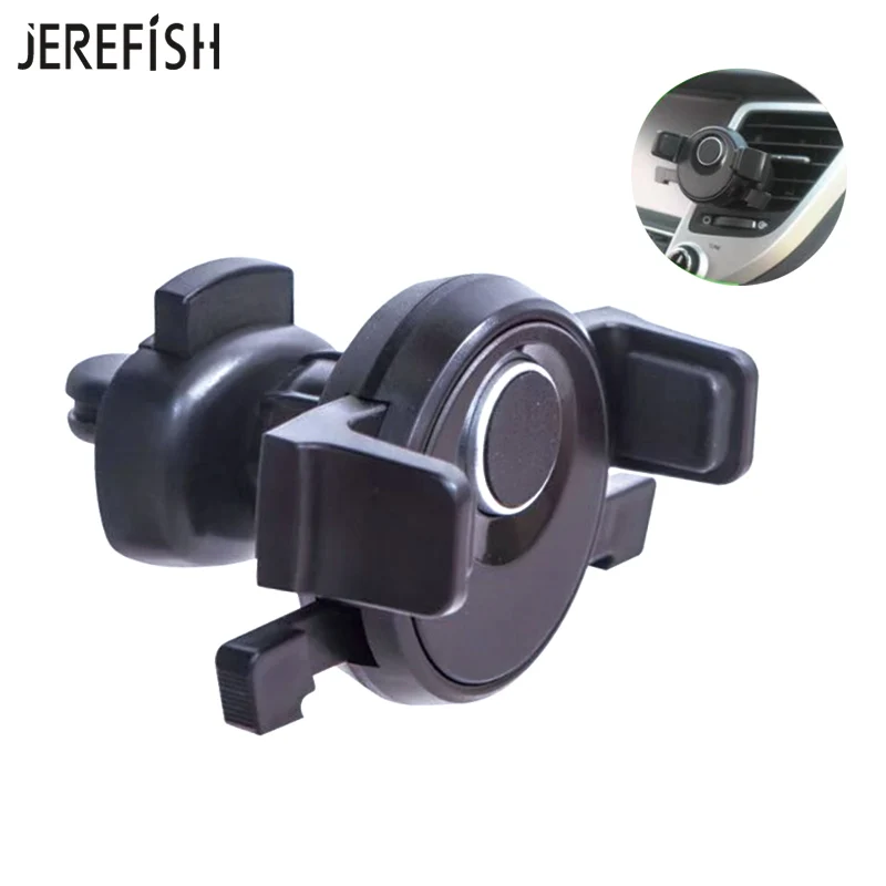 

JERERFISH Universal 360 Adjustable Auto Clip Car Air Vent Phone Holder for Car Cd Slot Stand for iPhone Samsung GPS Device
