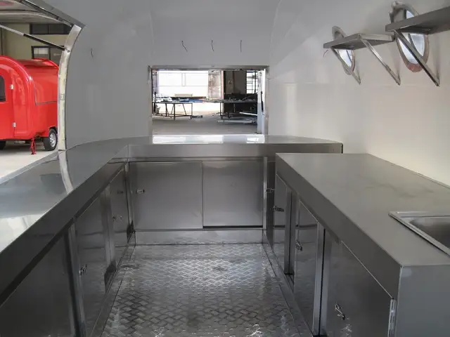 Us 105000 Multifunctional Full Stainless Steel Kn 400 Street Mobile Food Trailertruckfast Food Van With Free Shipping In Ice Cream Makers From