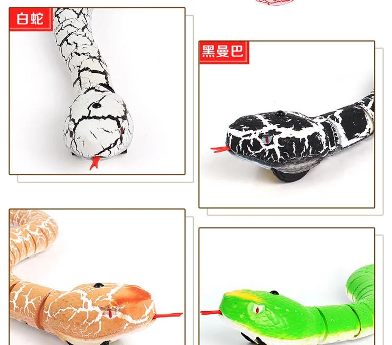 Simulação de Controle Nova Cobra Paródia Tricky Alta Remoto Infravermelho Modelo Animal Puzzle Brinquedos 2020 15 Brinquedos e hobbies