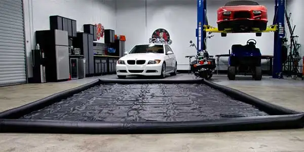 Commercial Machine Customized Water Containment Mat Pvc Portable Inflatable Car Wash Mats