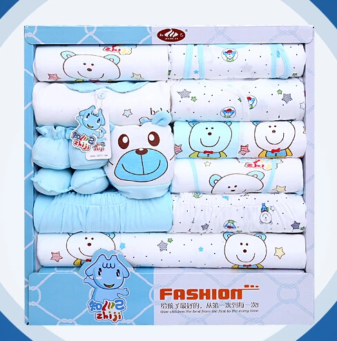100 Cotton Newborn Clothes Summer Baby Gift Box Set Baby Products