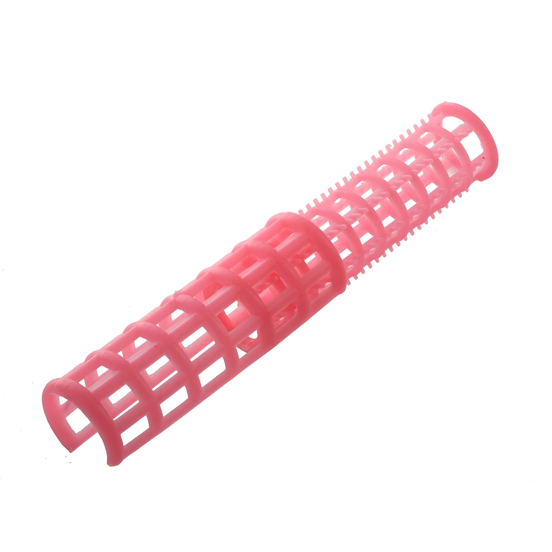 Pink Plastic DIY Hair Styling Roller Curlers 12 Pcs