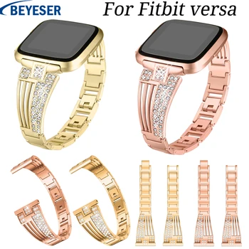 

Stainless Steel band Replacement Strap for Fitbit Versa Smart watchstrap For Fitbit versa classic smart luxury watchbelt bands