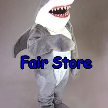 Лучшая цена Fierce серый костюм акулы-талисмана для взрослых Размеры жестокая Акула морских животных te EMS SW114