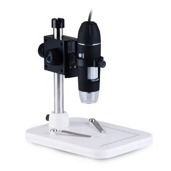 

Portable USB Digital Microscope 1000x Magnification Camera 8 LED with Observation Base Stand Compatible with Windows/Phones