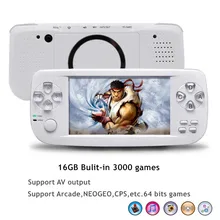 4,3 дюймов PAP K3 плюс игровая консоль для CP1/GBA/FC/NEO/GEO формат Портативный 64 бит Портативный Видео игровой плеер встроенный 3000 игр