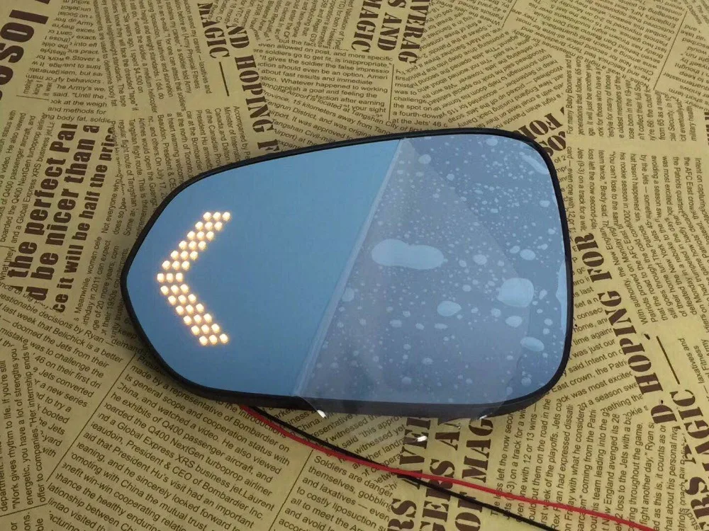 

Osmrk blue rear view mirror for Lexus nx rx es gs with electric heating, dynamic side turn signal,anti-glaring