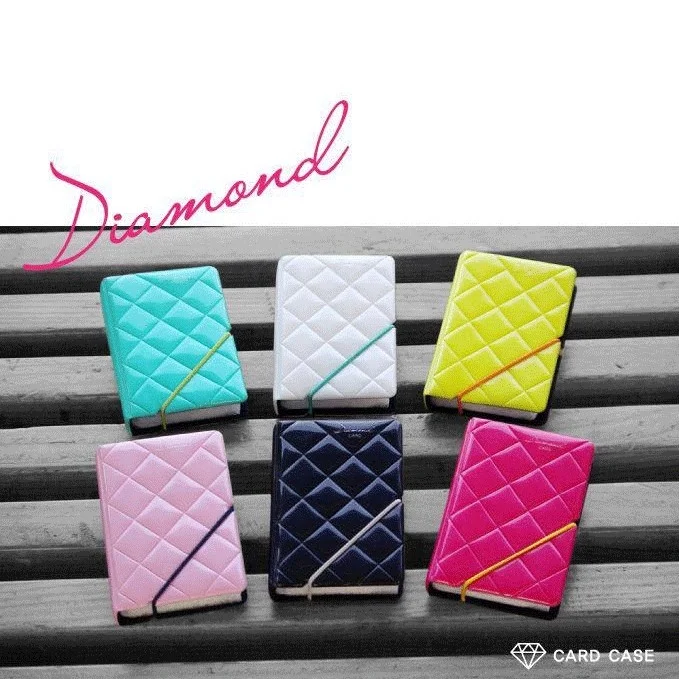 Korean Diamond Credit Card Case Plastic Name Card