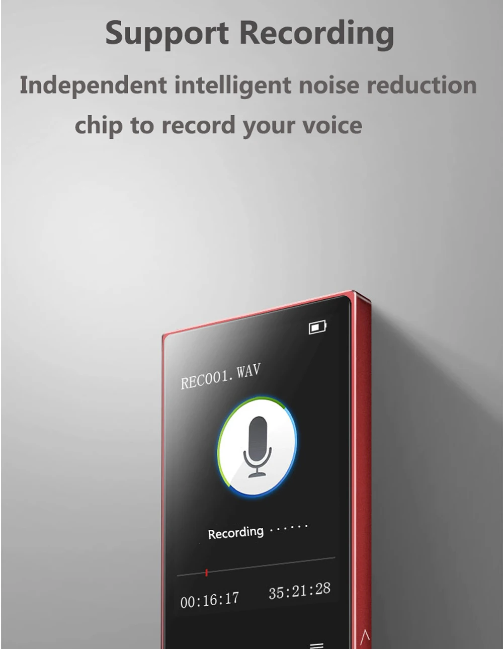 HiFi оригинальный MP3-плеер Bluetooth с 16 Гб 1,8 экран MP3-плеер высокого качества без потерь аудио MP3 FM Запись голоса MP3