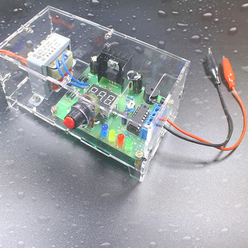 

2pcs/lot DIY Kit LM317 Adjustable Regulated Voltage 220V to 1.25V-12.5V Step-down Power Supply Module PCB Board Electronic kits