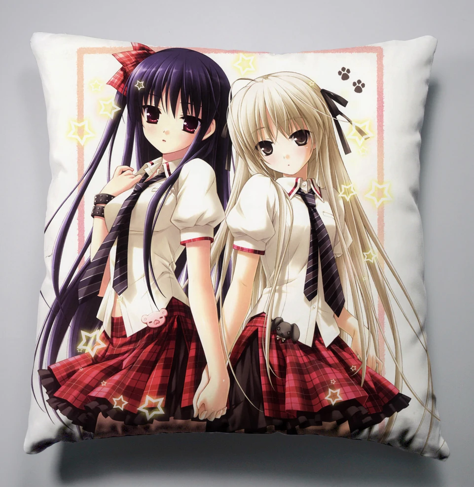 Декоративный чехол для подушки аниме Yosuga no sora Sora Kasugano 40x40 см индивидуальный