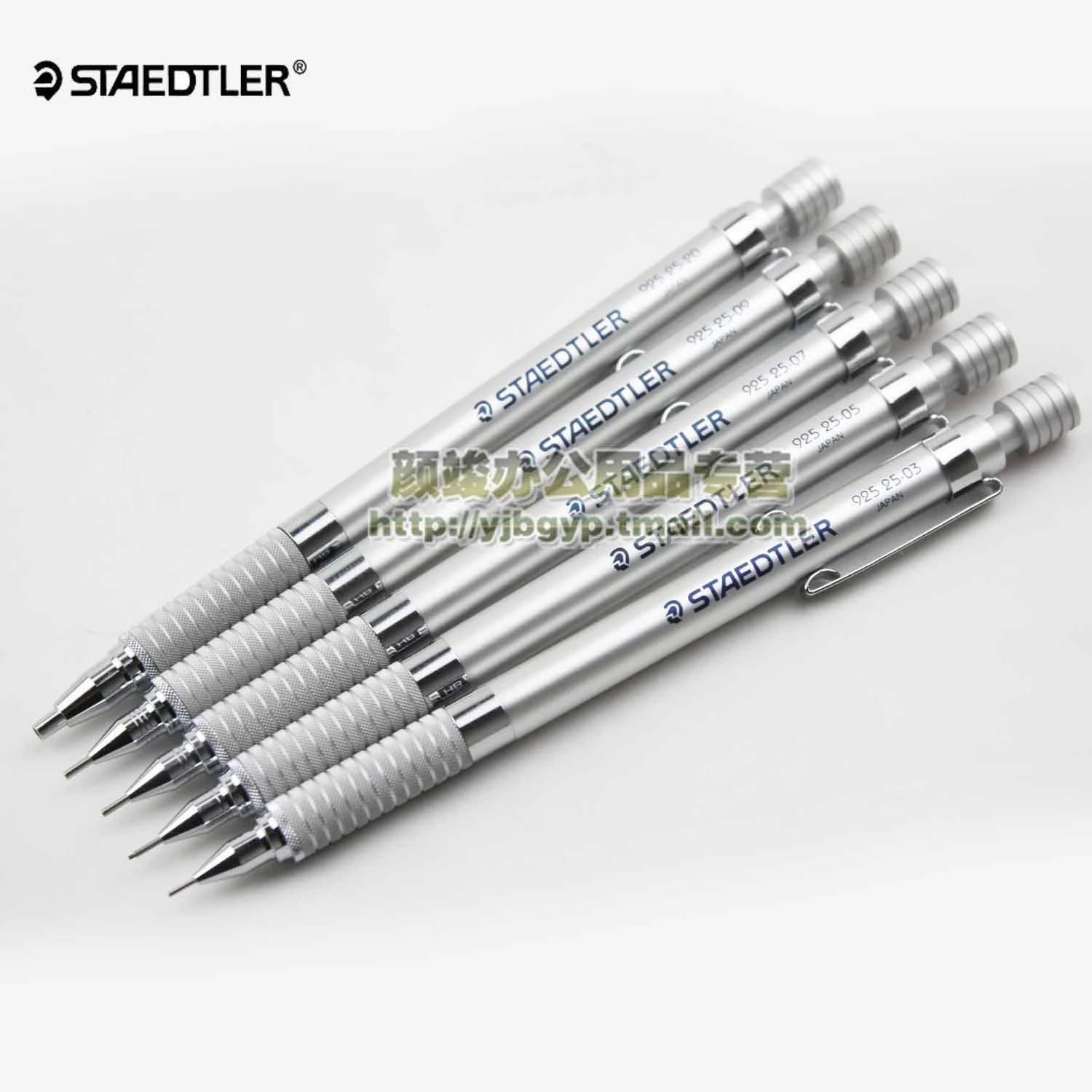 Staedtler 925 25 silver quality mechanical pencil-5 pieces