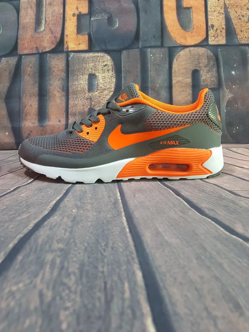 Официальный Nike Air Max 90 Для мужчин мужские кроссовки Nike Air Max 90 Ultra 2,0 Flyknit Для мужчин обувь Nike air Max 90 Кроссовки Оригинал