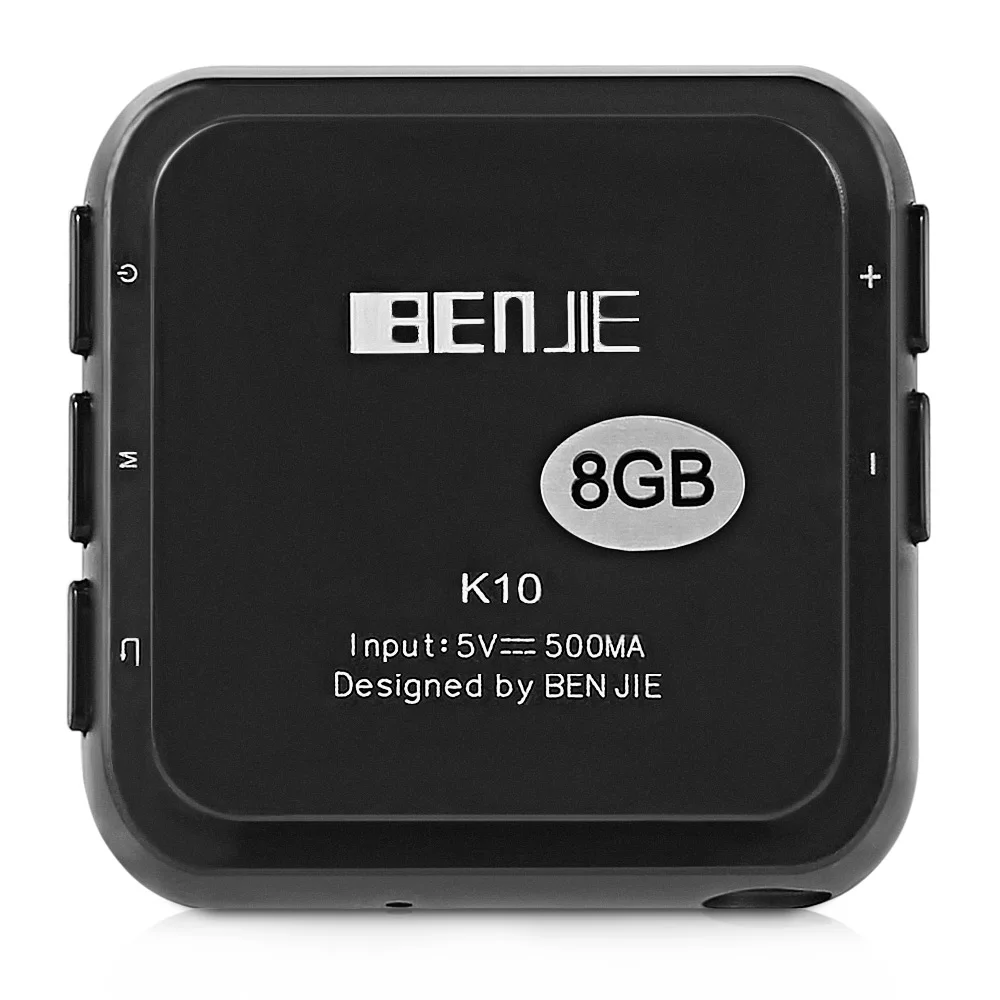 Спортивный MP3 плеер BENJIE K10 Mini 8G Hyperboloid OLED MP3 анти-пот Hifi музыкальный плеер Поддержка FM радио Электронная книга клип