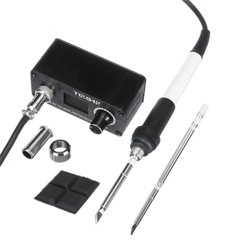 

T12-942 Mini OLED Digital Soldering Station T12-907 Handle with T12-K Iron Tips Welding Tool 88mm*41mm*38mm