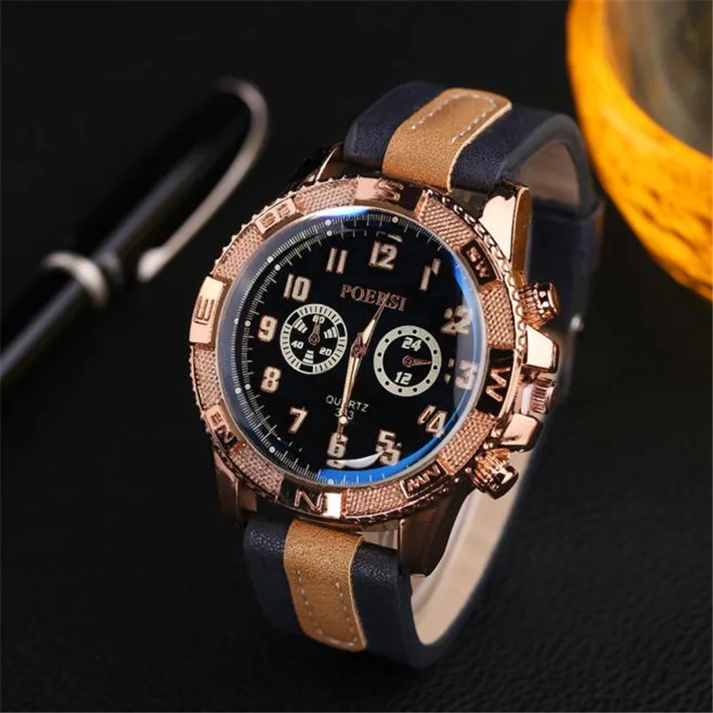 Mens watches top brand luxury Analog Quartz watch bands strap Sport Wrist Dress Watch Casual Wristwatch relojes hombre M16 (11)