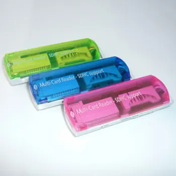 

2PCS Multi-Small Spacecraft USB 2.0 Interface 4 -in-1 Card Reader SDHC Support Micro SD TF M2 Memory Stick M2 MINI SD