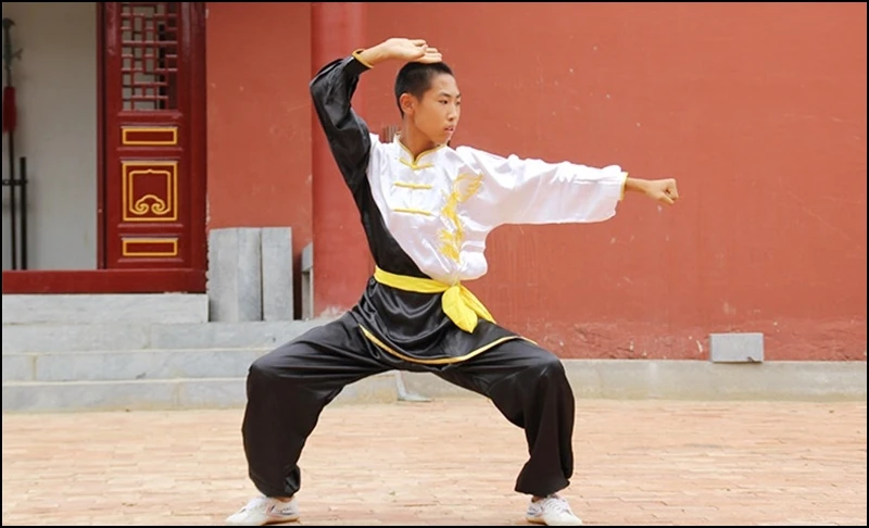 Wushu одежда для детей кунг-фу Униформа детская TA404