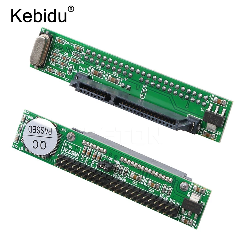 Kebidu Sata IDE/Sata 2 5 Женский до дюймов мужской 40 pin порт 1.5Gbs Поддержка ATA 133 100 HDD