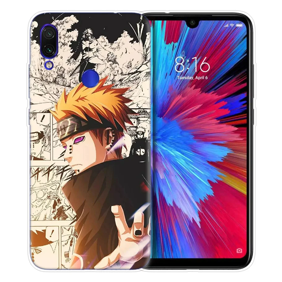 Чехол аниме Наруто для Xiao mi Red mi Note 7 8T 7S K20 8A S2 6 6A 7A 5 Pro mi Play 9T A1 A2 8 Lite Poco F1 силиконовый чехол для телефона