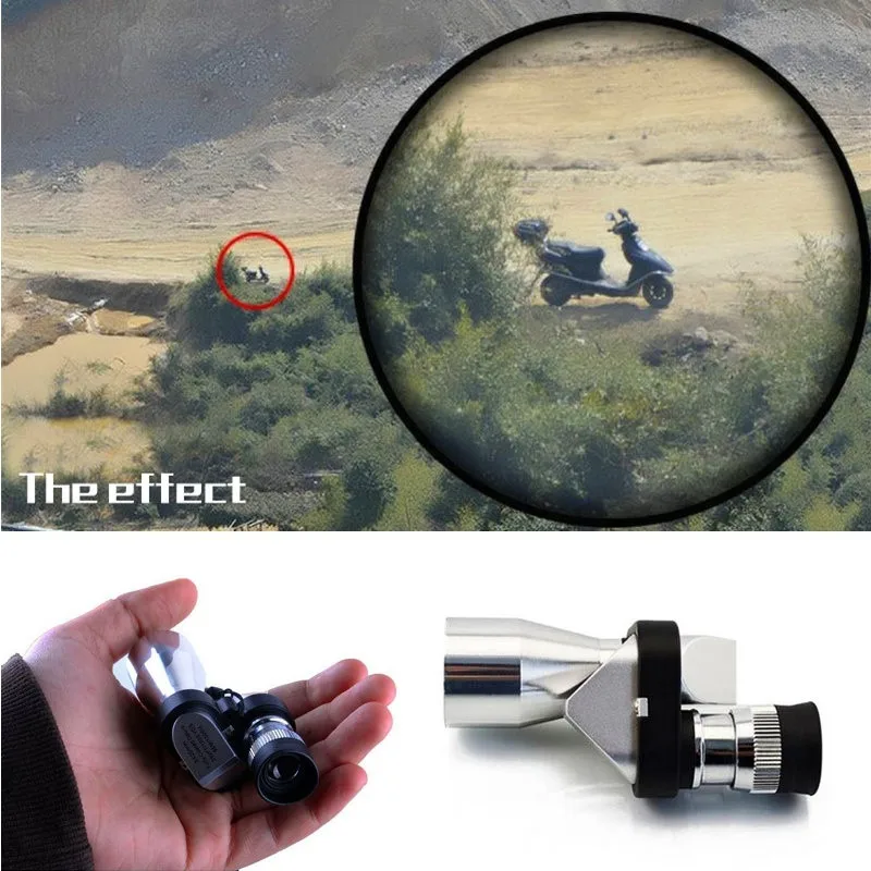 

Mini 8X20 Times Pocket Portable Small Corner Outdoor Telescope Metal Monocular Children Telescope Toy