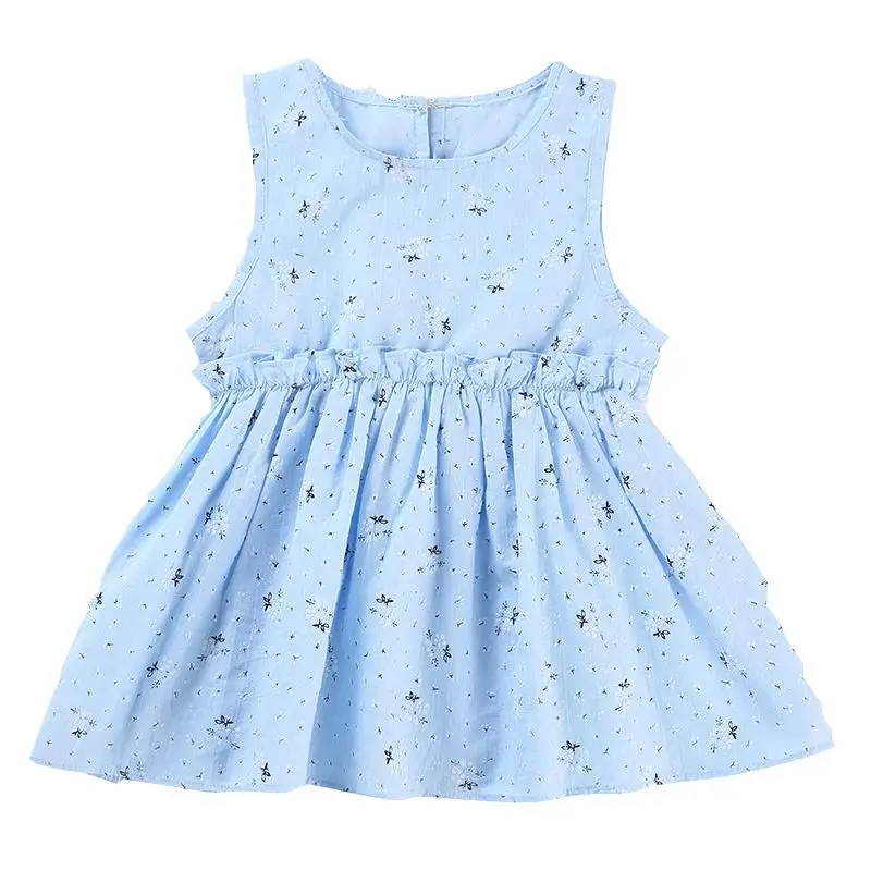 

1pcs/lot The summer of 2019 Kids Girls 100% cotton vest dress