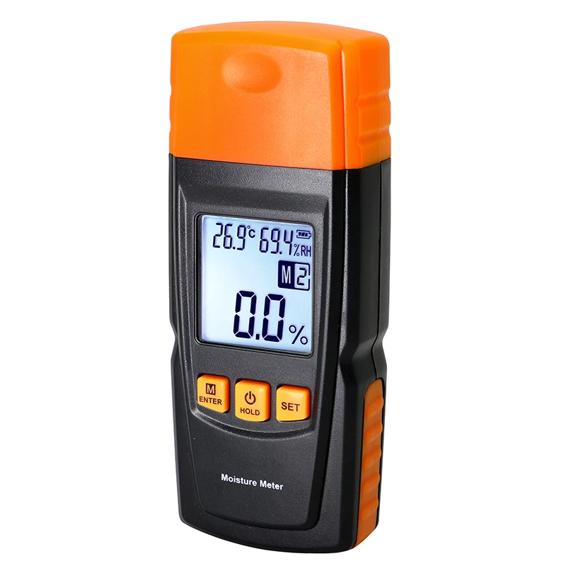 SHAHE цифровой измеритель влажности 2~ 70% древесный гидрометр для измерения влажности тестер влажности древесины детектор влажности ЖК-дисплей