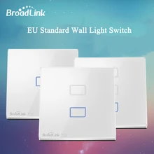 Broadlink СК2 ЕС Стандарт Wi-Fi Настенный Выключатель Света Сенсорный Экран Беспроводной Пульт Дистанционного Управления IOS Android Умный Дом Автоматизация