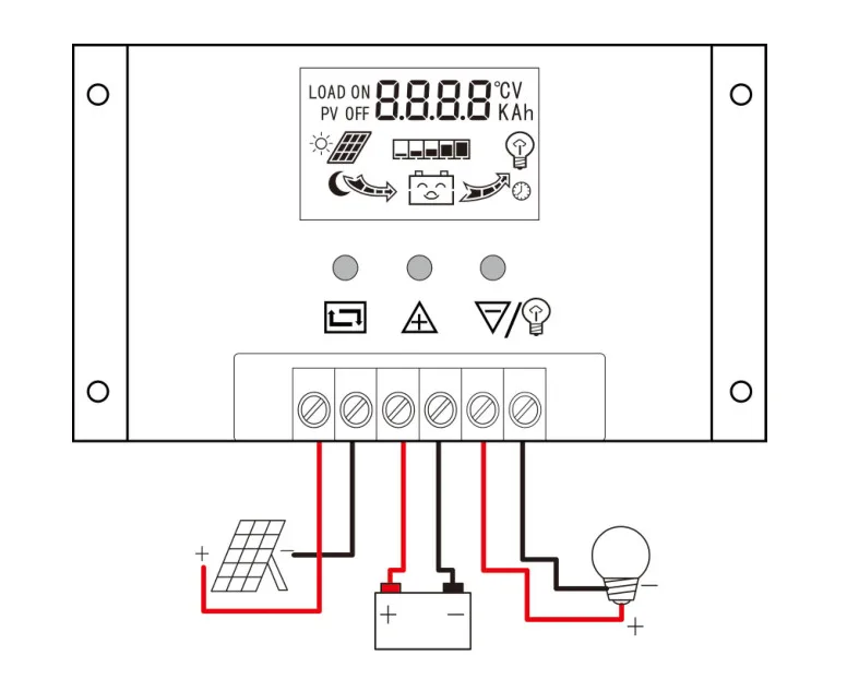 60A 50A 40A 30A 20A 10A Солнечный контроллер заряда и разряда 12V 24V для свинцово-кислотный литиевая LiFePO4 Батарея ЖК-дисплей солнечный регулятор